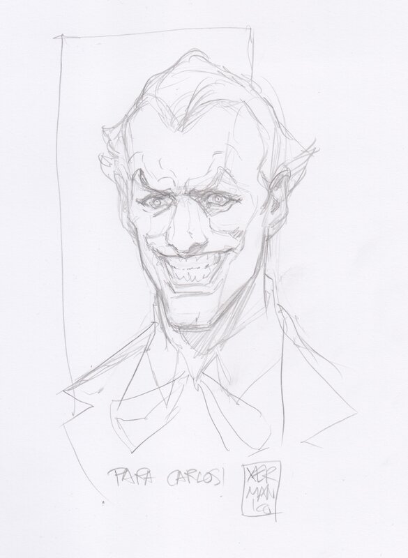 Joker par Alejandro Xermánico - Dédicace