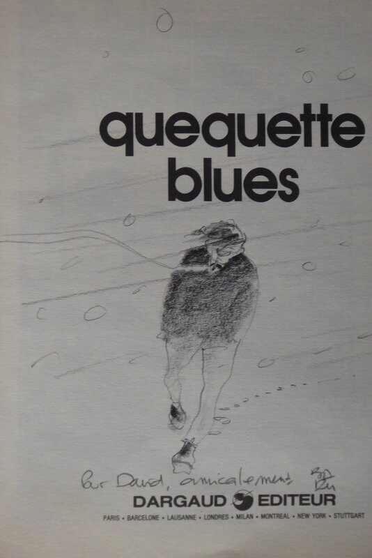 Quequette blues par Baru - Dédicace