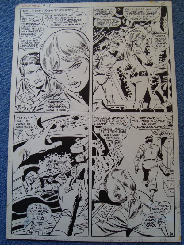 Captain America 115 par John Buscema, Sal Buscema, Stan Lee - Planche originale