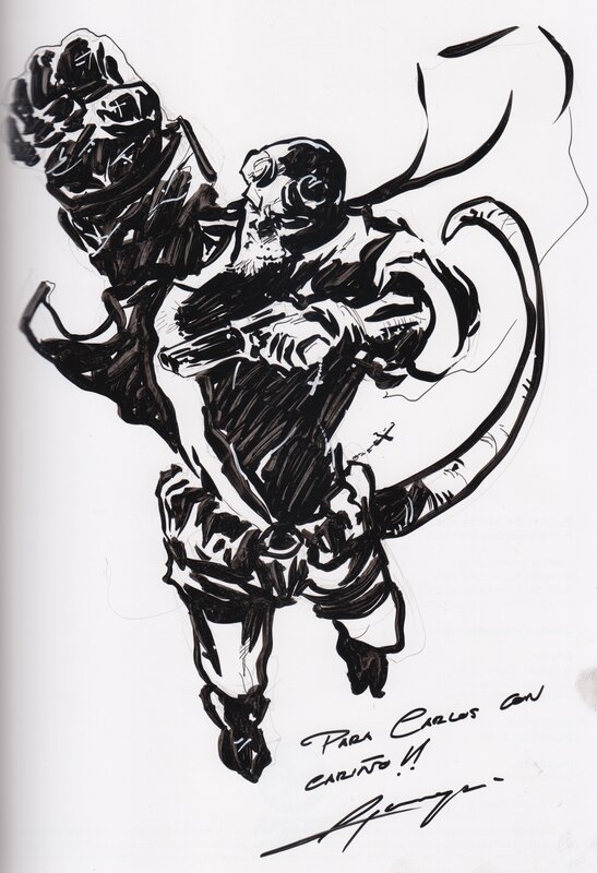 Hellboy by Daniel Azconegui - Sketch