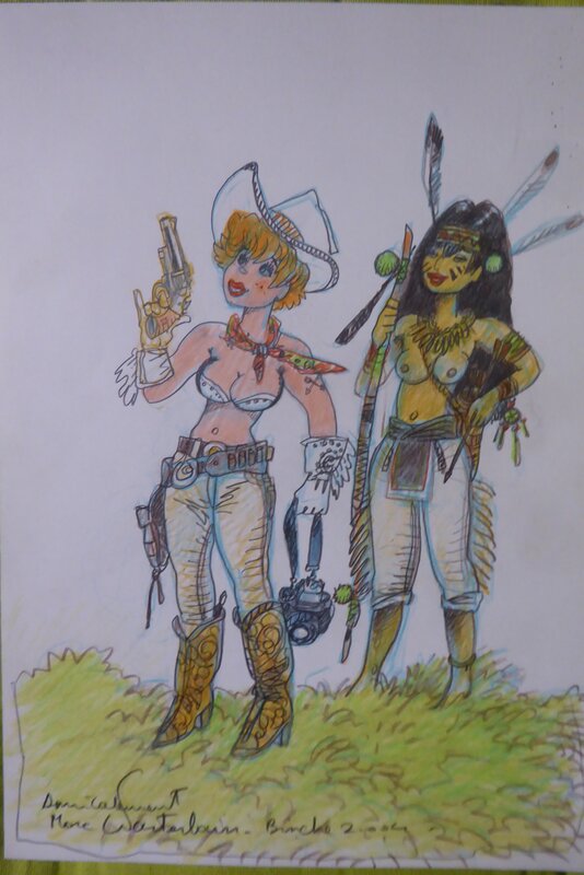 For sale - Jeanette pointu by Marc Wasterlain - Original Illustration