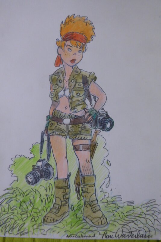 For sale - Jeanette pointu by Marc Wasterlain - Original Illustration