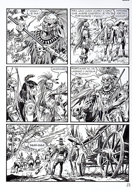 Palude mortale - Zagor speciale n°15, avril 2003 planche 28 by Alessandro Chiarolla - Comic Strip