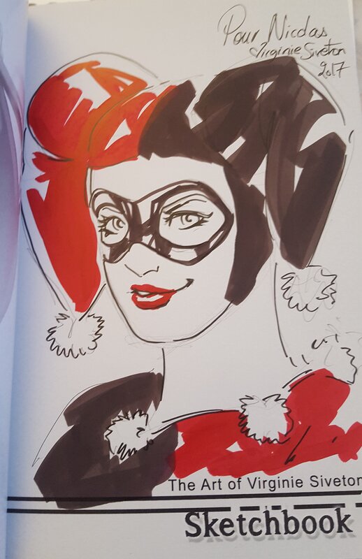 Harley Quinn by Virginie Siveton - Sketch