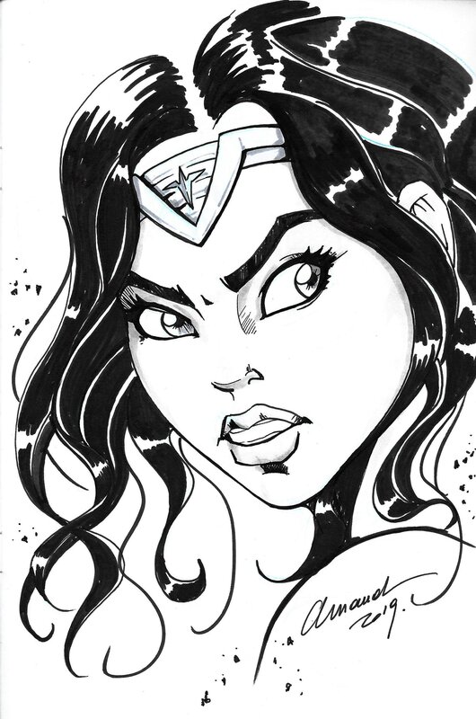 Wonder Woman by Arnaud Hermant - Sketch