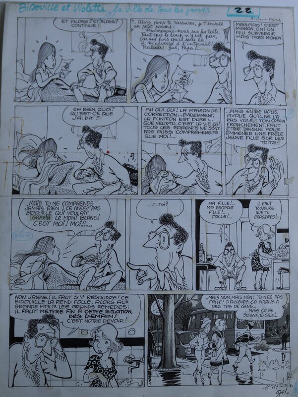 Bernard Hislaire, Bidouille et Violette - Comic Strip
