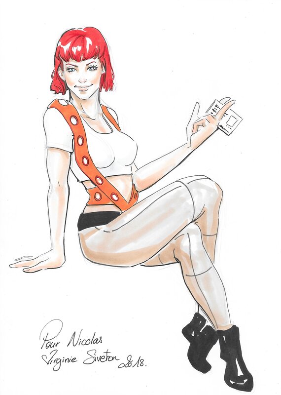 Leeloo by Virginie Siveton - Original Illustration