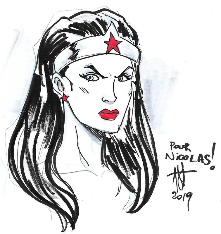 Wonder Woman par Hassan Saber - Dédicace