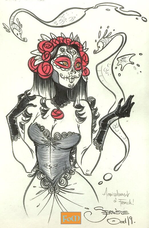 Catrina par Ood Serrière - Illustration originale