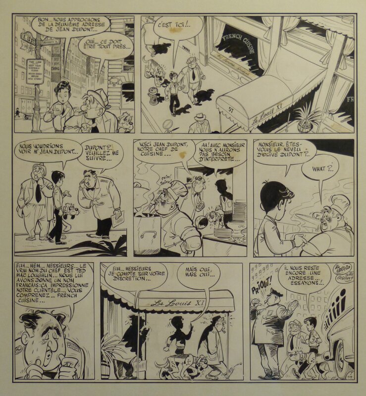 Albert Uderzo, Luc Junior in America Planche 33 - Planche originale