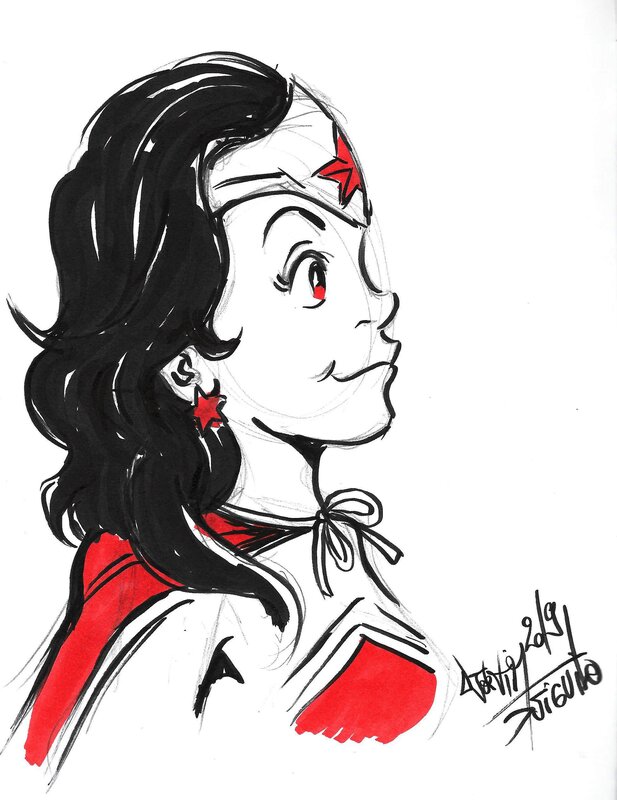 Wonder Woman par Djiguito - Dédicace