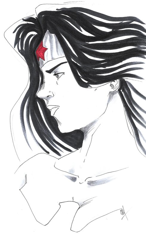 Wonder Woman par Melfis - Dédicace