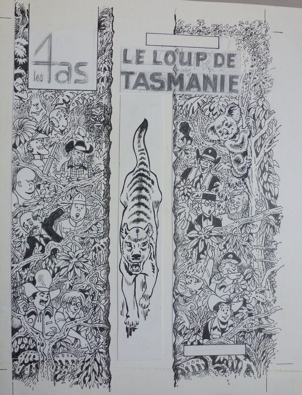 Le loup de tasmanie by François Craenhals - Original Cover