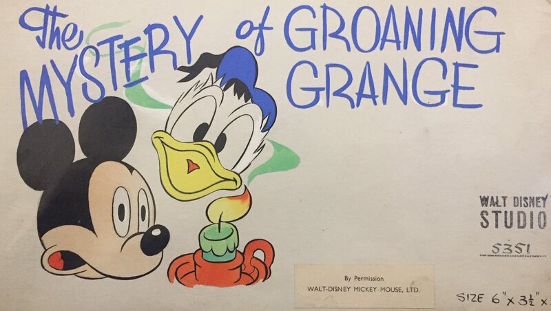 Mickey Donald 1953 by Walt Disney, Studios Disney - Comic Strip