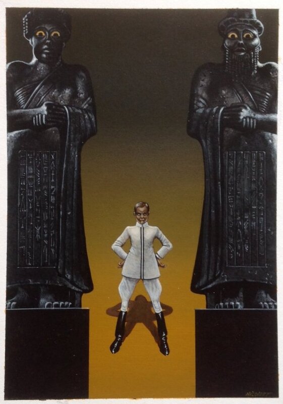Nicollet Les Parasites de L'Esprit . Couverture Originale NÉO 11 Colin Wilson - Original Cover