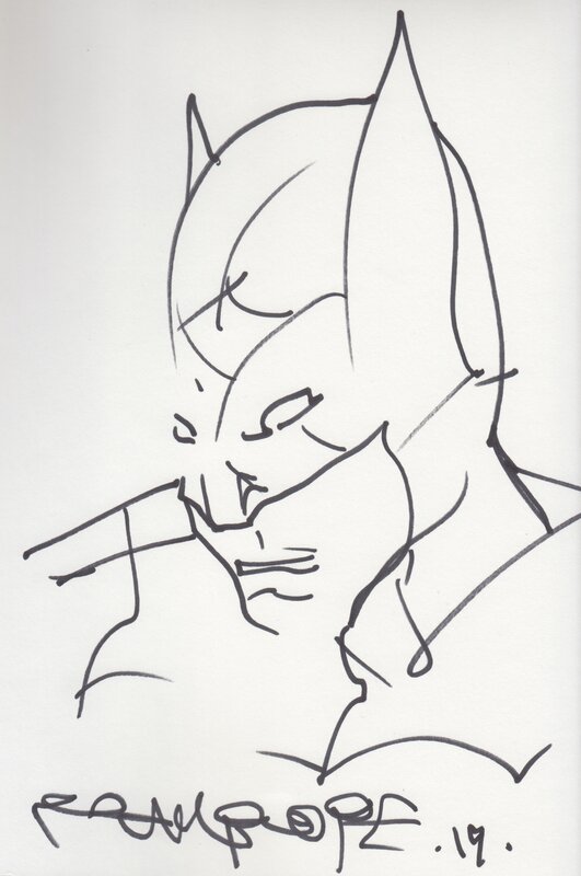 Batman par Paul Pope - Dédicace