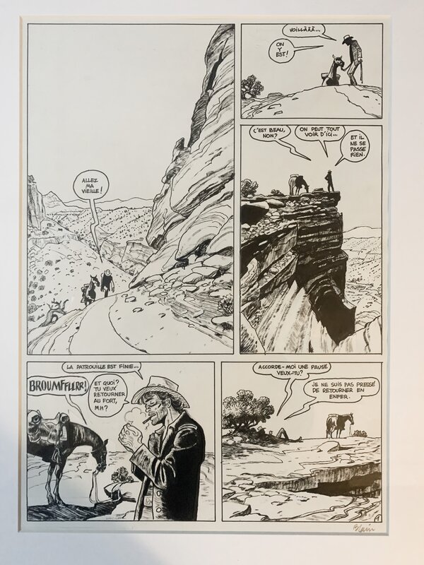 Blain - Amertume Apache - Planche 1 - Comic Strip