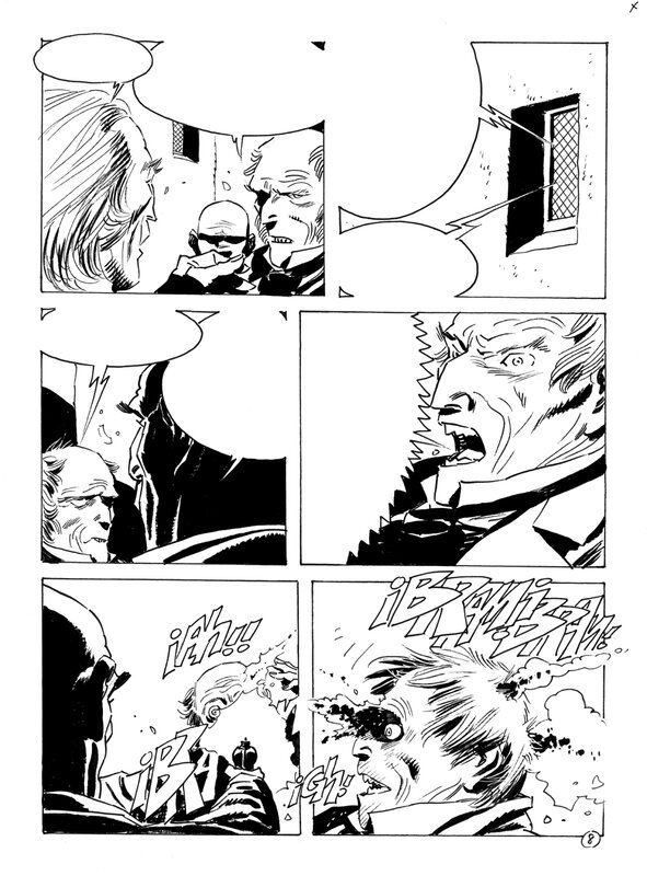 Lanciostory page 8 par Enrique Breccia - Planche originale