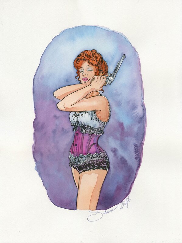 Margot bustier by Paul Salomone - Original Illustration