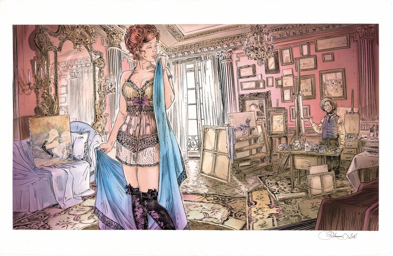 Paul Salomone, Margot & Toulouse Lautrec - Illustration originale