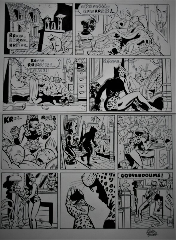 La femme léopard by Olivier Schwartz - Comic Strip