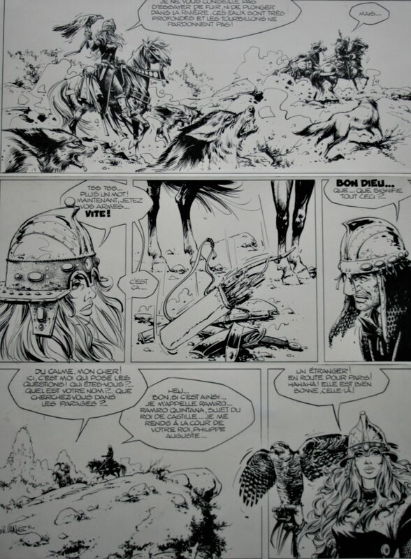 La louve d'Arnac by William Vance - Comic Strip