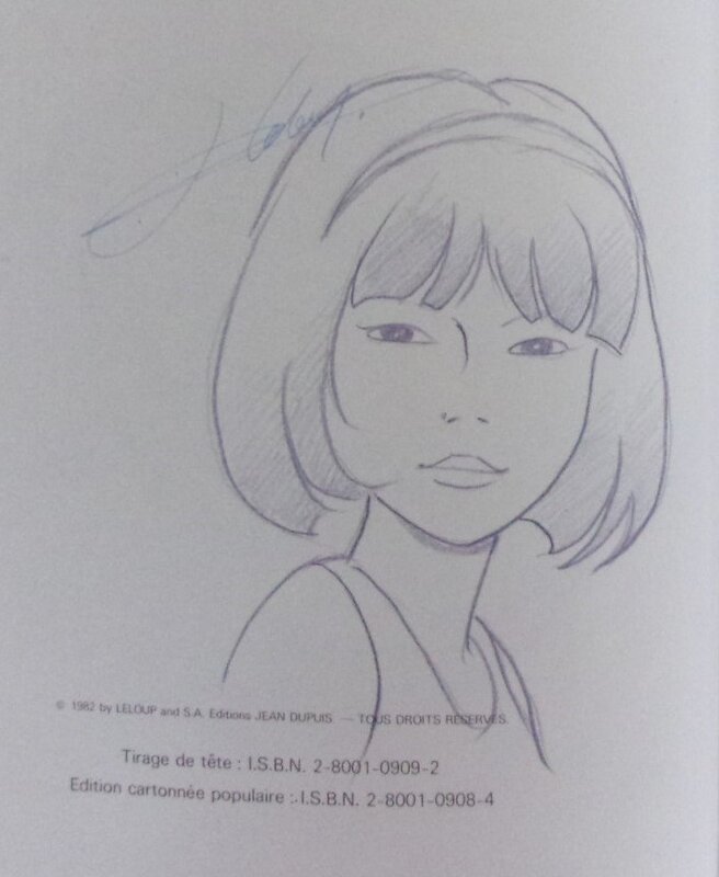 Yoko Tsuno by Roger Leloup - Sketch
