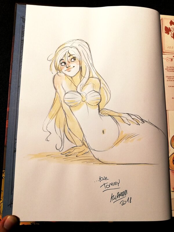 Alessandro Barbucci, Ekho#la sirène de Manhattan - Sketch