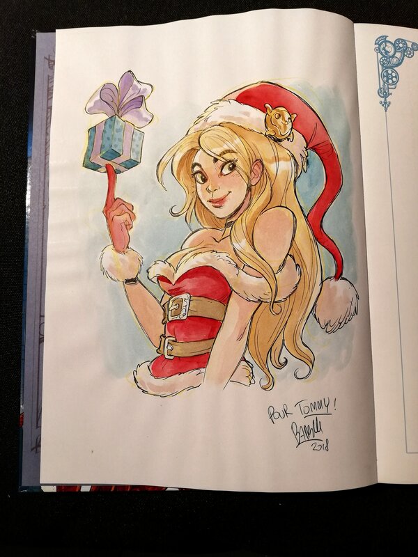 Ekho# pin-up Noel par Alessandro Barbucci - Dédicace