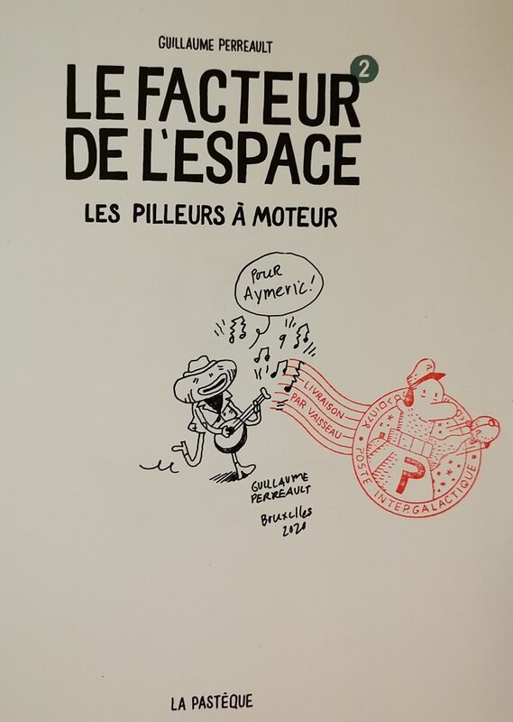 Guillaume Perreault, Le facteur de l'espace 2 - Dédicace