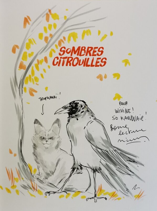 Sombres citrouilles par Nicolas Pitz - Dédicace