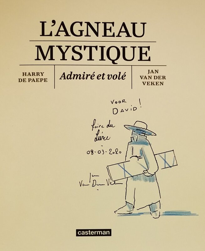 L'agneau mystique par Jan Van Der Veken - Dédicace