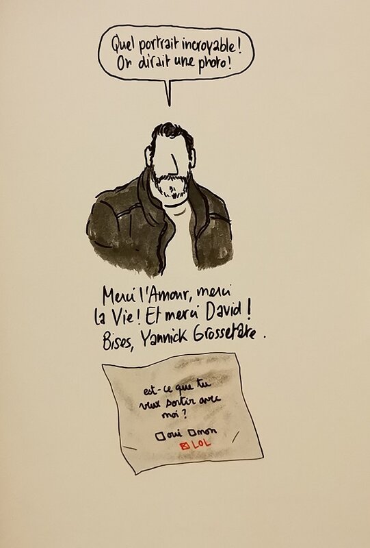 Yannick Grossetête, Merci l'amour, merci la vie - Sketch