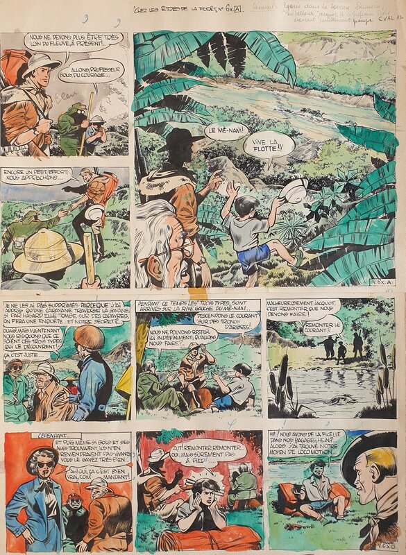 Eddy Paape, Valhardi -  Les Êtres de la Forêt - planche 6 - Comic Strip