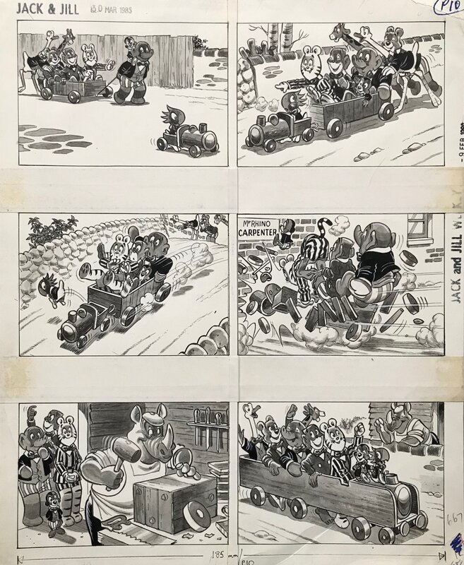 Jack & Jill par unknown - Planche originale