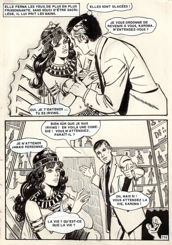 Carmina Rodriguez, L'aventurier n° 3 - La chair et la poudre p 114 - Comic Strip