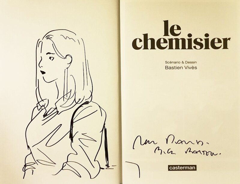 Le chemisier par Bastien Vivès - Dédicace