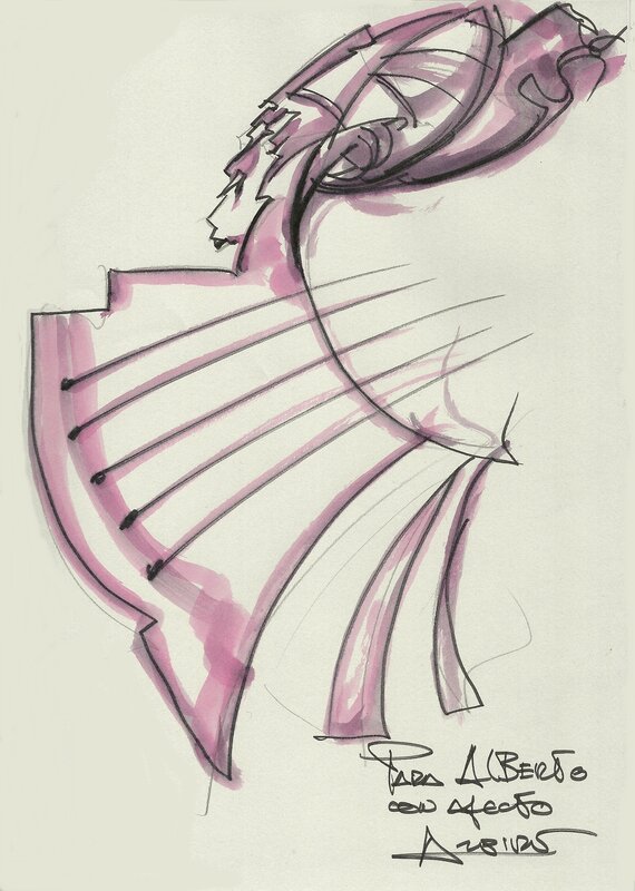 Woman by Azpiri - Sketch