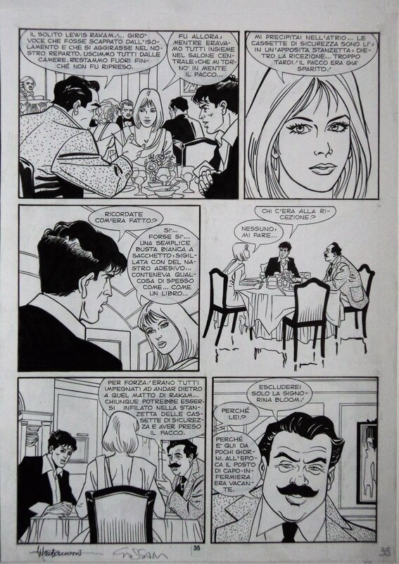 Dylan Dog pl 35 by Giuseppe Montanari, Ernesto Grassani - Comic Strip