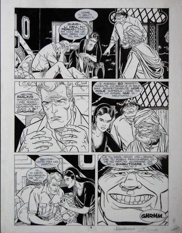 Martin Mystere pl 8 by Giuseppe Montanari - Comic Strip