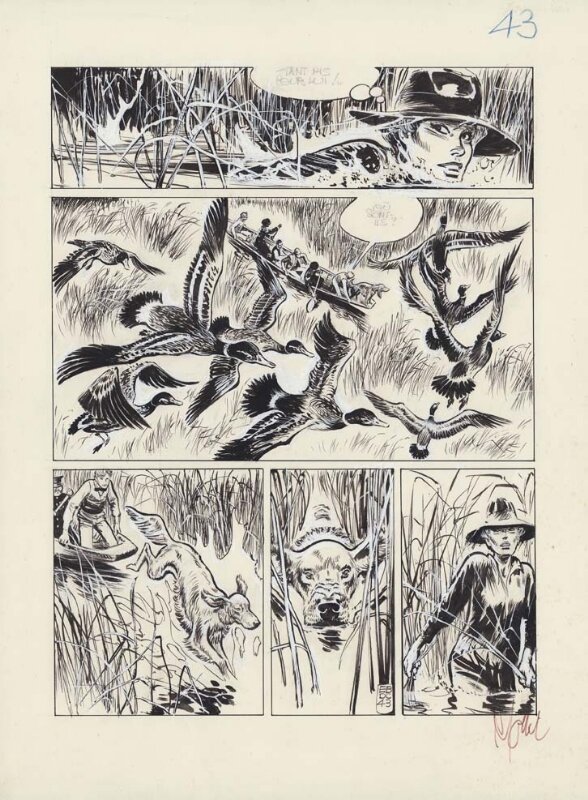 René Follet | 1986 | Edmund Bell: Le diable au cou - Comic Strip