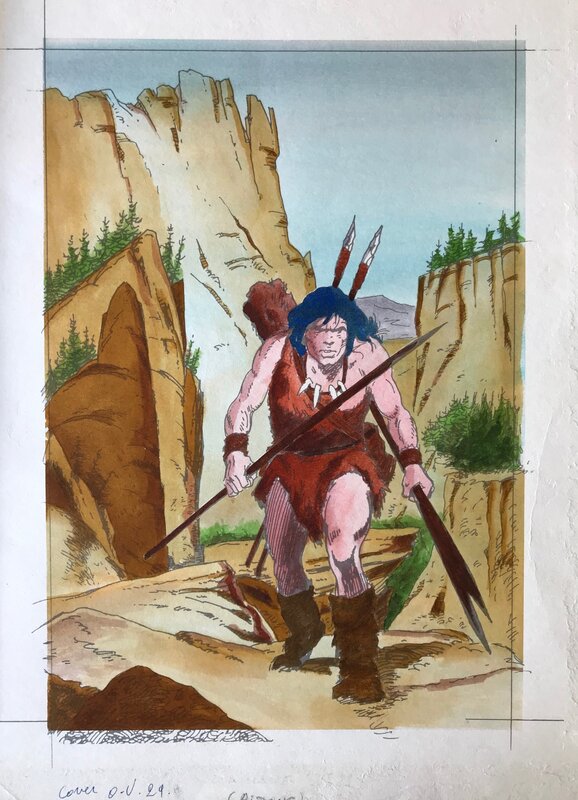 Edouard Aidans, Tounga mise en couleur - Color guide