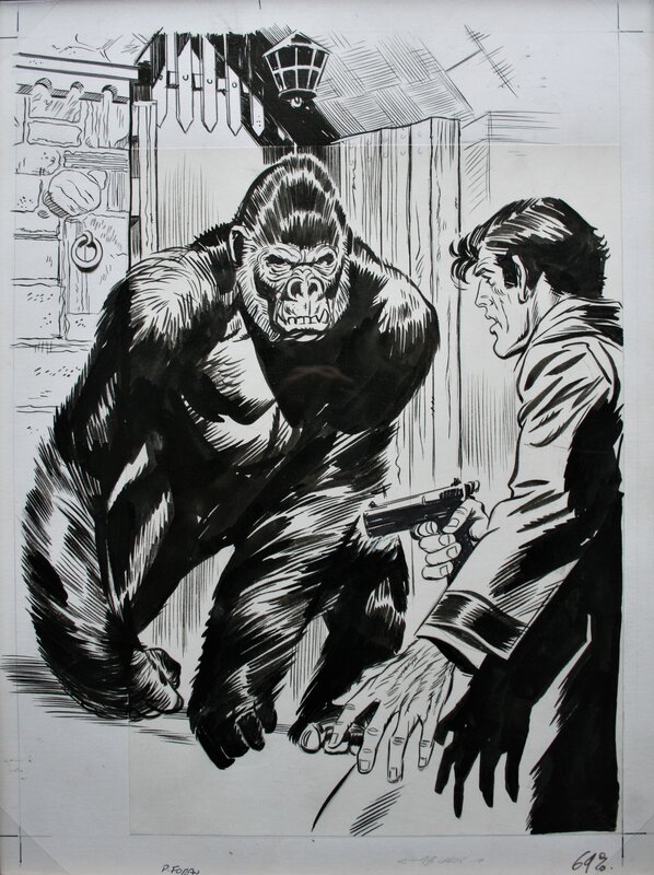 L'ombre du gorille by Jordi Bernet - Original Cover