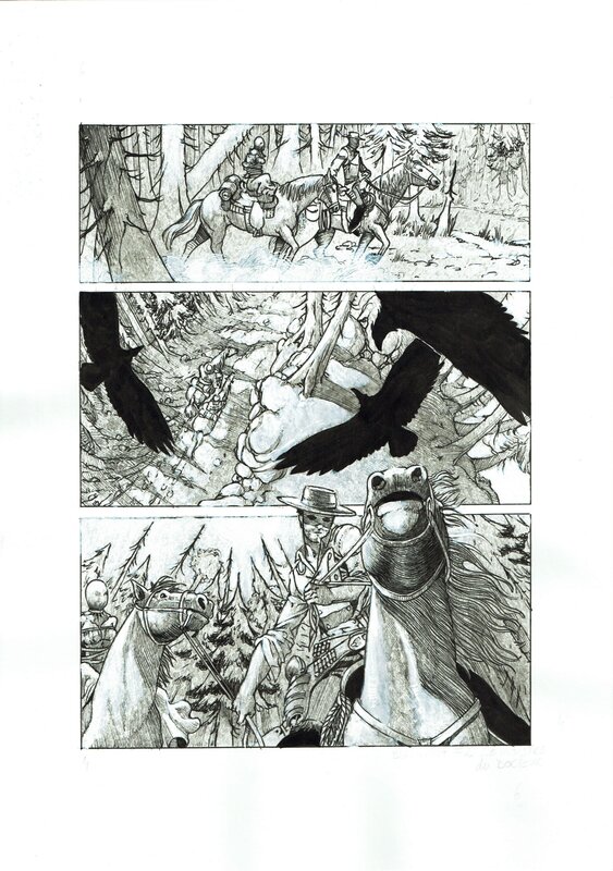 For sale - Philippe Bringel, Blackfoot - Planche 6 - Comic Strip