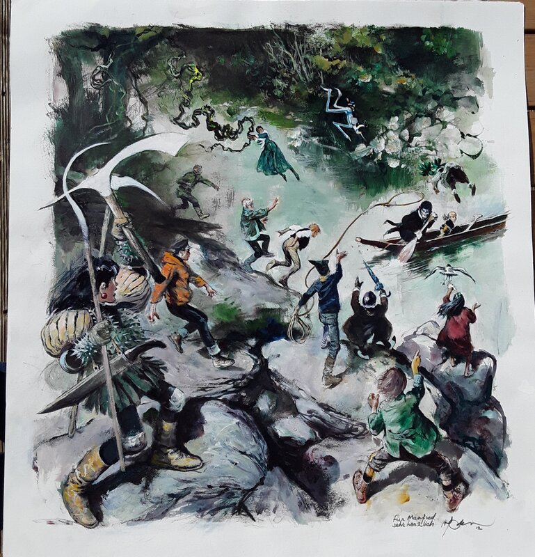 La chase by René Follet - Comic Strip