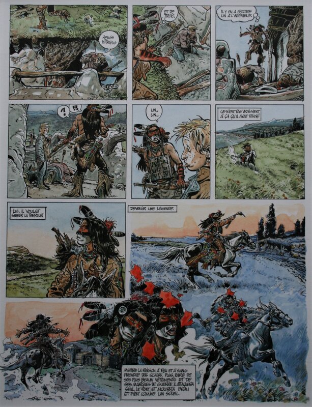 Devenir une légende par Franz - Planche originale