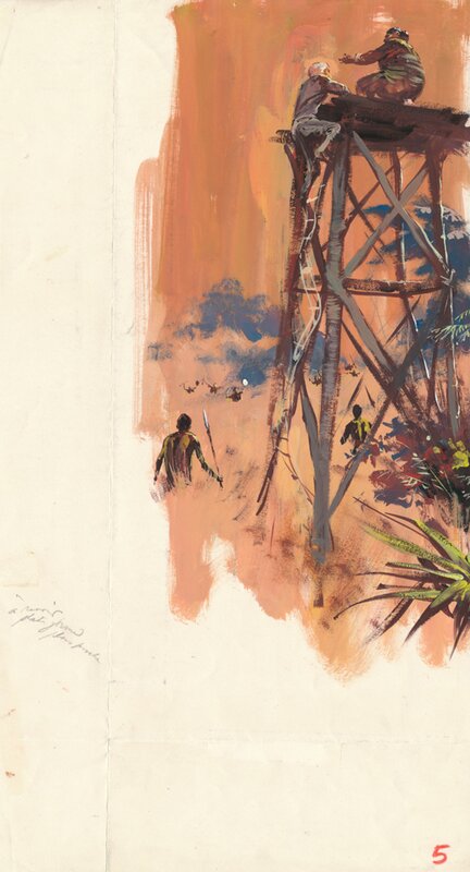 René Follet | 1963 | Koude oorlog in Samaya 5 [prelim] - Original art