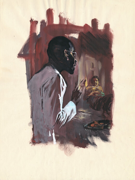 René Follet | 1963 | Koude oorlog in Samaya 3 [prelim] - Original art