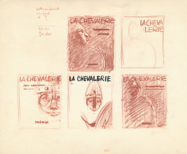 René Follet | 1965/66 | La chevalerie: étude couverture - Original art