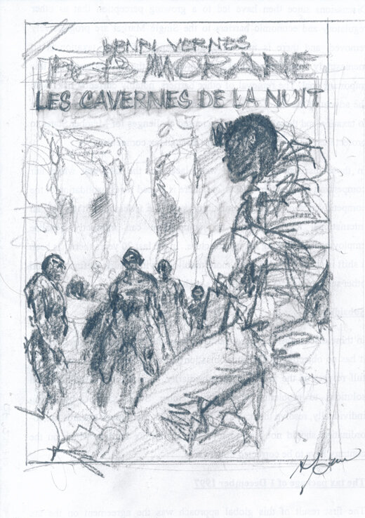 René Follet | 2001 | Bob Morane: Les cavernes de la nuit - Œuvre originale